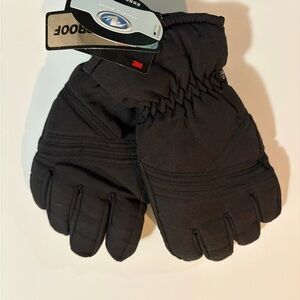 3M Thinsulate Black Insulated Gloves | Waterproof | Large